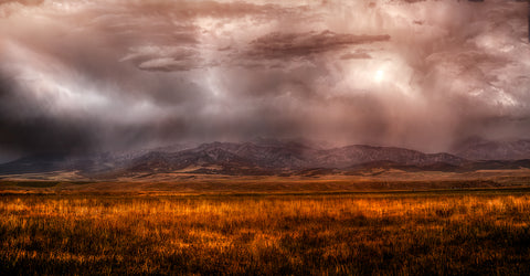 First Signs of Fall along the Crazy Mountains