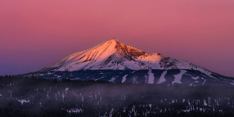 First Light at Lone Peak