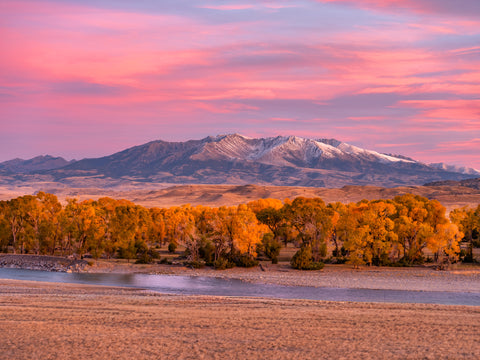 Fall Sunrise Below The Crazies